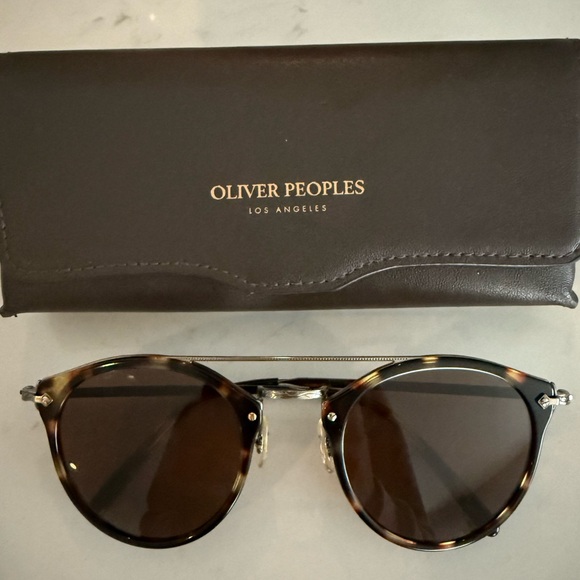 Oliver Peoples Tortoise Sunglasses - Picture 1 of 1
